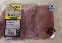 Pechuga pollo al ajillo