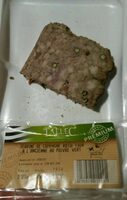 Terrine de campagne rôtie au four à l'ancienne au poivre vert