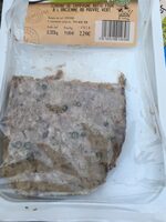 Terrine de campagne rotie four a l'ancienne au pouvre vert