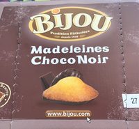 Madeleine choco noir
