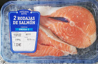 2 rodajas de salmón