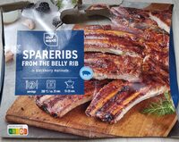 Spare ribs from the belly rib
