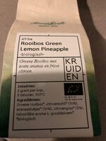 Rooibos green lemon pineapple