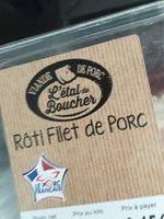 Roti filet de porc