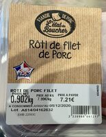 Roti de filet de porc