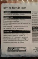 Rôti de porc filet