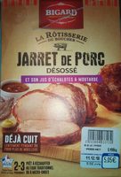 Jarret de porc désossé et son jus d'échalotes & moutarde