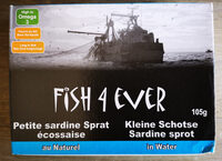 Petite sardine Spratt écossaise