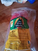 Saucisse cuite à l'ail
