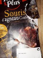 Souris d'agneau confite