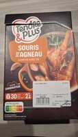 Souris d'agneau confite avec os