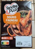 Souris d'agneau confite avec os