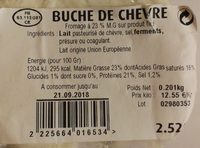 Bûche de chèvre