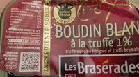 Boudin blanc à la truffe