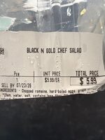 Black N Gold Chef Salad