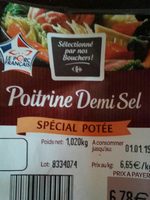 Poitrine demi sel