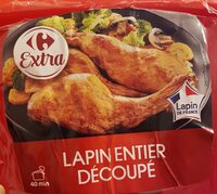 Lapin entier découpé