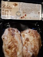 Filet de poulet avec peau rôti