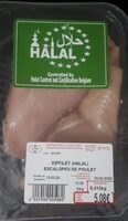 Escalopes de poulet halal