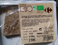Terrine de campagne traditionnelle rôtie au four