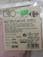 Rôti de porc cuit supérieur