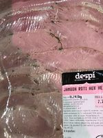 Jambon roti aux herbes