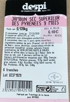 Jambon sec