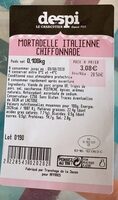 Mortadelle italienne chiffonnade
