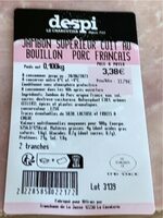 Jambon supérieur