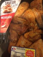 Aile de poulet crue a la mexicaine
