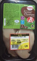 Filets de poulet blanc fermier d'Auvergne
