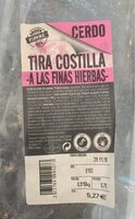 Tira De Costilla A Las Finas Hierbas