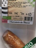 Saucisson à l'ail supérieur bio