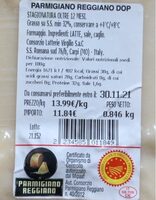 Parmigiano Reggiano dop