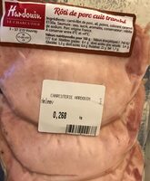 Roti de porc cuit tranche