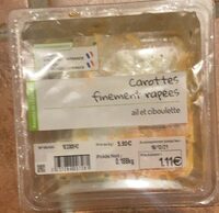 Carottes finement rapées