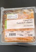 Carottes finement râpées