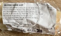 Gruyère suisse AOP