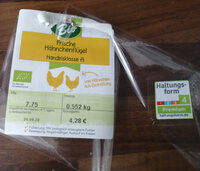 Frische Bio-Hähnchenflügel