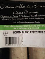 Boudin blanc forestier