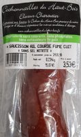 Saucisson à l'ail fumé cuit