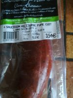 Saucisson ail courbe fumé