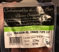 Saucisson ail fumé cuit