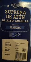 Suprema de atún de aleta amarilla