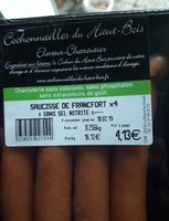 Saucisse de francfort