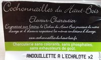 Andouillette a l'échalote