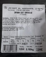 Jambon cuit Supérieur