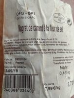 Magret canard a la fleur de sel