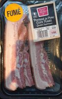 Poitrine de porc cuite fumée