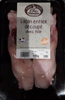 Lapin découpé avec foie